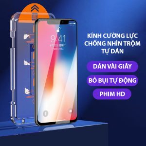 kính cường lực chống nhìn trộm tự dán