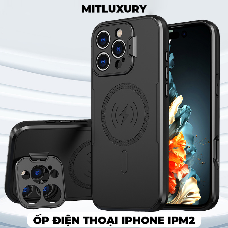 ốp điện thoại iphone IPM2 màu đen