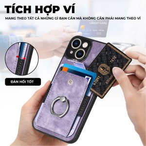 Ốp điện thoại iphone IPM3 màu tím